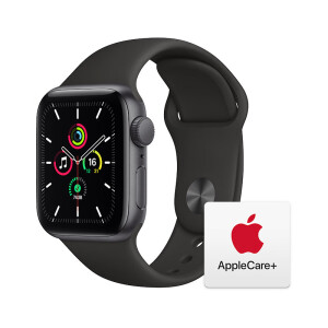 Apple【官方AppleCare+版】Apple Watch SE 智能手表GPS款40毫米深空 
