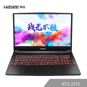 Hasee 神舟 战神 TX9-CT5DK 16.1英寸笔记本电脑（i5-9400、16GB、256GB+1TB、RTX2070 8G、144Hz）