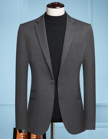 hla海澜之家联名同款男休闲西装上衣韩版修身单件西服男士时尚西装