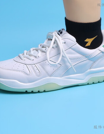 迪亚多纳经典款男鞋休闲复古真皮网球鞋牛筋底秋冬季运动鞋小白鞋白色