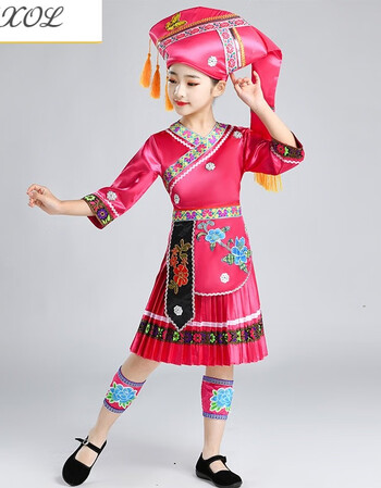 白族苗族壮族彝族傣族土家族藏族舞蹈演出服 东乡族 女 110