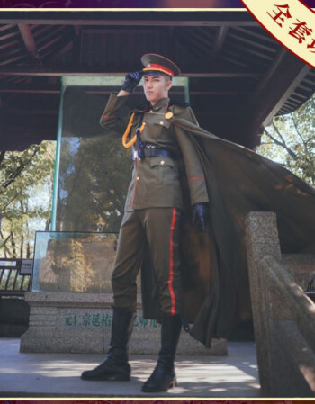 军阀大帅服老九门cos服张启山军阀服装张大佛爷cosplay民国大j45 男生cos服套装xl 图片价格品牌报价 京东