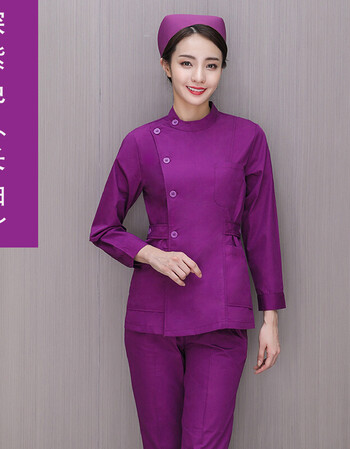 新品护士服分体套装口腔牙科美容工作服洗手衣icu长袖医院急救隔离衣