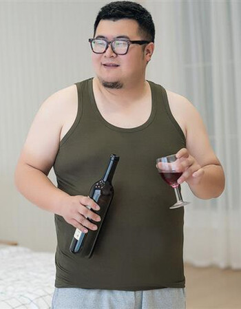 娴妃250斤加肥加大汗背心男夏大码薄肥佬胖人莫代尔健身打底汗衫跨栏