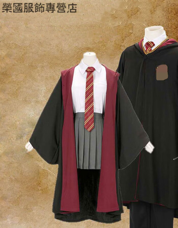 哈利魔法袍cos赫敏周边衣服校服学院服装披风斗篷波特c服巫师外套狮院