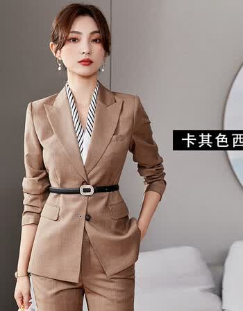 芭妃娅高级感西装套装女春秋西服外套时尚职业装女神范气质2021新款