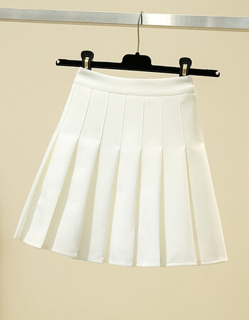 新款女士百折裙子半身裙气质款加长版百褶裙女学生a字显瘦高个子伞裙