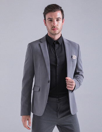 2019男士小西装青年商务休闲西服男英伦风修身春外套帅气单西便服