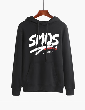 hm 卫衣男女学生宽松连帽衫外套2018秋冬季新品套头情侣装运动街舞