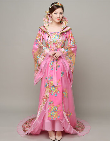 【新品上市】武媚娘古装服装贵妃唐朝皇后仙女拖尾演出服汉服公主古代