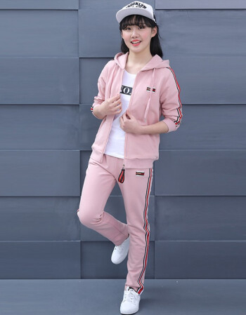 优依密斯中学生卫衣套装女2019春季新款青春少女时尚两件套韩版初中