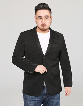 耐穿经用的胖子胖男人加肥加大码休闲西装外套胖人肥佬特大号单西服