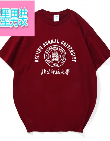 原创北京师范大学t恤 校服 北师大班服纯棉短袖 毕业纪念品团队服