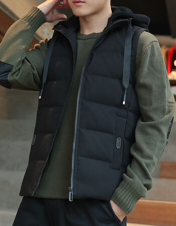 马甲男2018秋冬新款冬装韩版潮流修身休闲马夹加厚保暖无袖外套 nb609