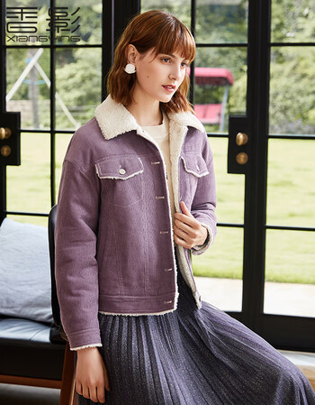 女装 短外套 香影(xiangying) j884014 浅紫色 s