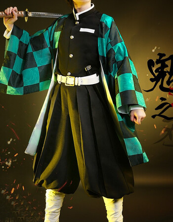 双勉家21 鬼灭之刃cos服灶门炭治郎我妻善逸羽织日式cosply服装男灶门炭治郎羽织 上衣 裤子 腰带 M 165 173 Cm 图片价格品牌报价 京东