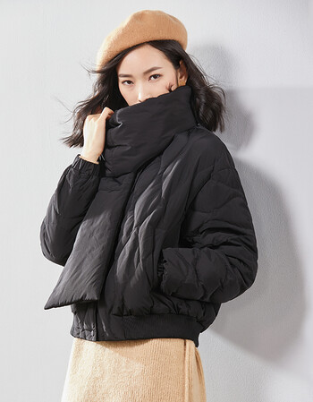 女装 羽绒服 梵希蔓(vimly) 梵希蔓轻羽绒服女短款白鸭绒2018新款冬天