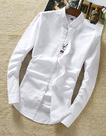 衬衫男韩版秋季潮流休闲内衬西装衬衣简约百搭长袖内搭上衣服学生