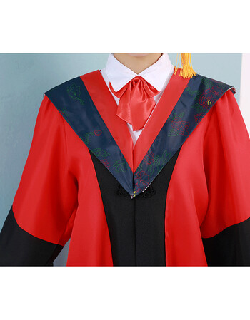 硕士服硕士学位服学院服学士服硕士毕业礼服硕士服导师服军科红色s