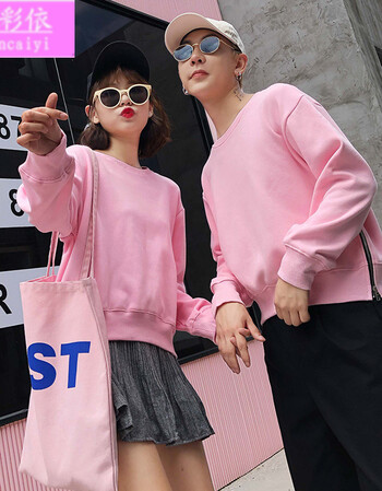 冬季班服校服套装学院风英伦学院风初中高中学生装大码团购 粉色卫衣