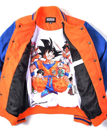 七龙珠动漫饺子衣服情侣棉服外套加厚棉袄快手抖音盘扣