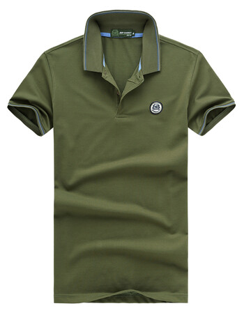 吉普战车t恤男装纯棉短袖t桖1506 军绿色 xxxl