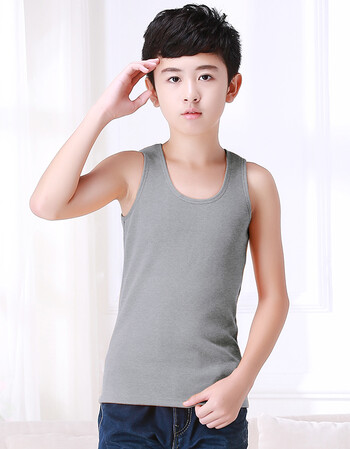 秋冬中大童装男童坎肩内穿儿童保暖背心马甲加绒加厚女童打底内衣