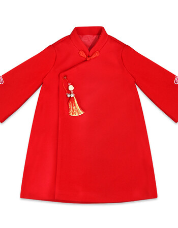 女童唐装冬儿童新年装喜庆宝宝装过年衣服女中国风童装汉服拜年服