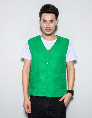 志愿者马甲定制宣传红义工工作服 超市公益广告马甲 绿色 m