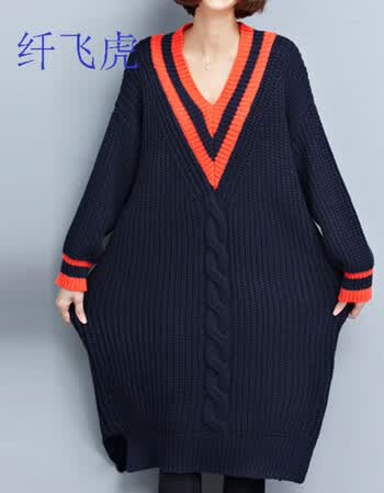 纤飞虎胖妹妹秋季上衣大码女装胖mm新款胖妹中长款宽松200斤220秋衣外