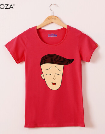 onoza 2015夏装新款女装个性韩版修身t恤女学生花轮时尚印花卡通t恤
