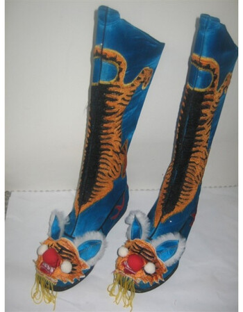 虎头靴舞台表演戏曲用品京剧越剧戏曲鞋古装鞋