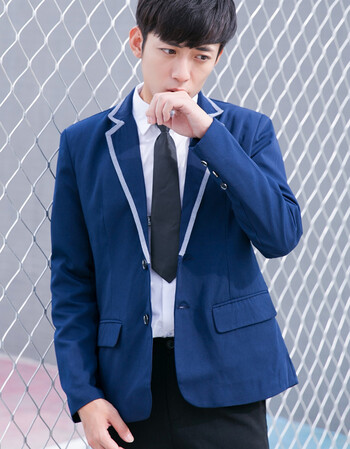 校服套装学院风初中高中学生装水手服西装jk制服秋冬表演服装学 男生