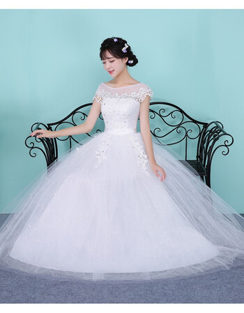 夏季抹胸蕾丝齐地婚纱礼服韩式挂脖新娘结婚婚礼立领女 婚纱 xxl