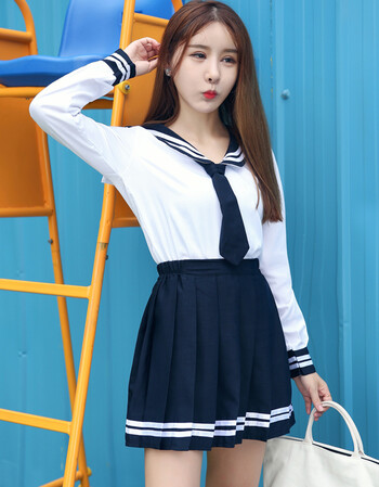 女装水手服套装学院风短袖关东襟学生制服夏季正统日系校服jk制服