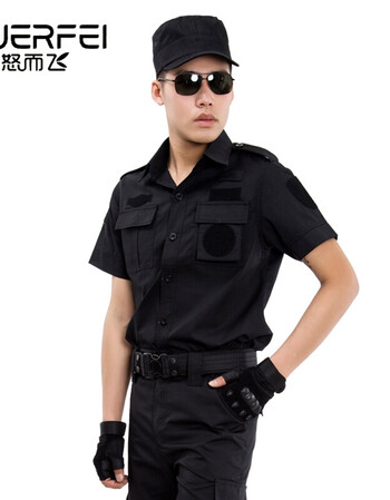 新式特勤协警制服保安服短袖套装男安保作训服短袖物业工作服保安制服