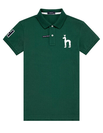 哈吉斯hazzys 2018春夏新款polo衫男时尚潮流绣花t恤ast