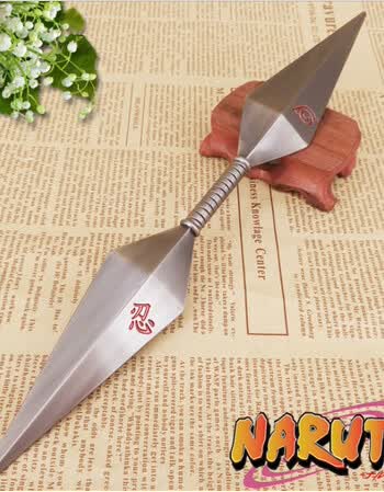 阿坡饵火影忍者武器周边鸣人四代目苦无飞段龙刃再不斩刀兵器模型不