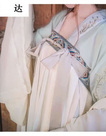 女汉服古装古风女装汉元素刺绣对襟两面穿齐胸汉服襦裙三件套wr 上儒