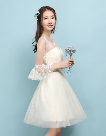 伴娘服短款灰色2018新款韩版姐妹团显瘦毕业晚小礼服伴娘礼服结婚 58