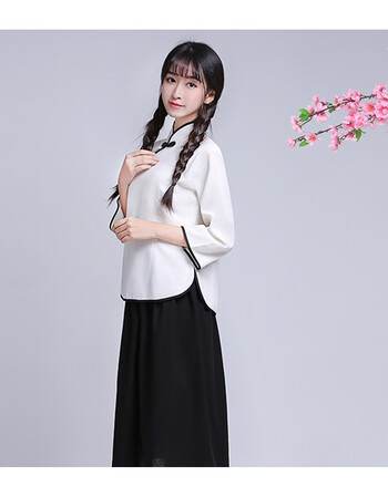 民国风女装套装民国学生装女五四青年装女民国女装毕业照服装班服