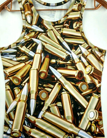 猴子汗背心胖加肥加大码男装立体动物图案打底衫2018新款 子弹背心