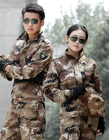 jeep吉普户外迷彩服军装套装男特种兵作战服野战服军训服作训服春季