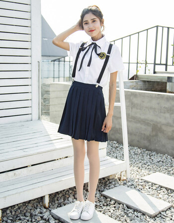 日韩校服班服夏季韩版潮学生学院风套装韩国初高中英伦风女制服 短袖