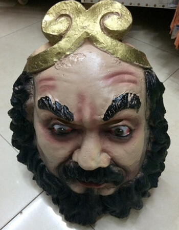 唐僧孙悟空猪八戒面具肚皮沙僧台演出服出租赁热卖品质女装 沙僧面具