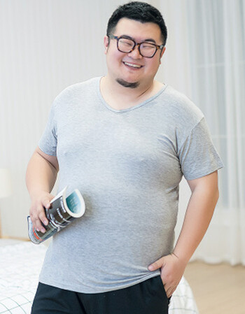 威帝兰盾 加肥加大码内衣胖人背心中老年人背心莫代尔