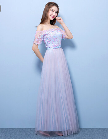 伴娘服2018新款季长款伴娘团礼服姐妹裙显瘦蓝色晚礼服连衣裙女 款 m