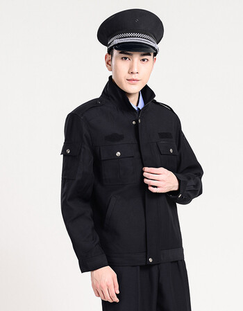保安服春秋套装新款执勤服物业门卫保安服全套男保安长袖工服安保制服