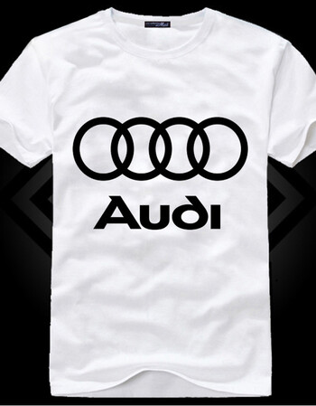 短袖t恤圆领4s店工作服男女款汽车logo衣服 奥迪 xxl【图片 价格 品牌