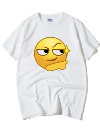 抠鼻微信表情衣服短袖t恤qq男女情侣ios表情同款可爱emoji表情 款式20